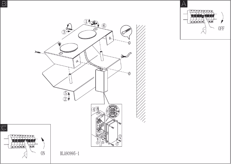 Page n°1 - Manuel utilisateur Eglo Rustega