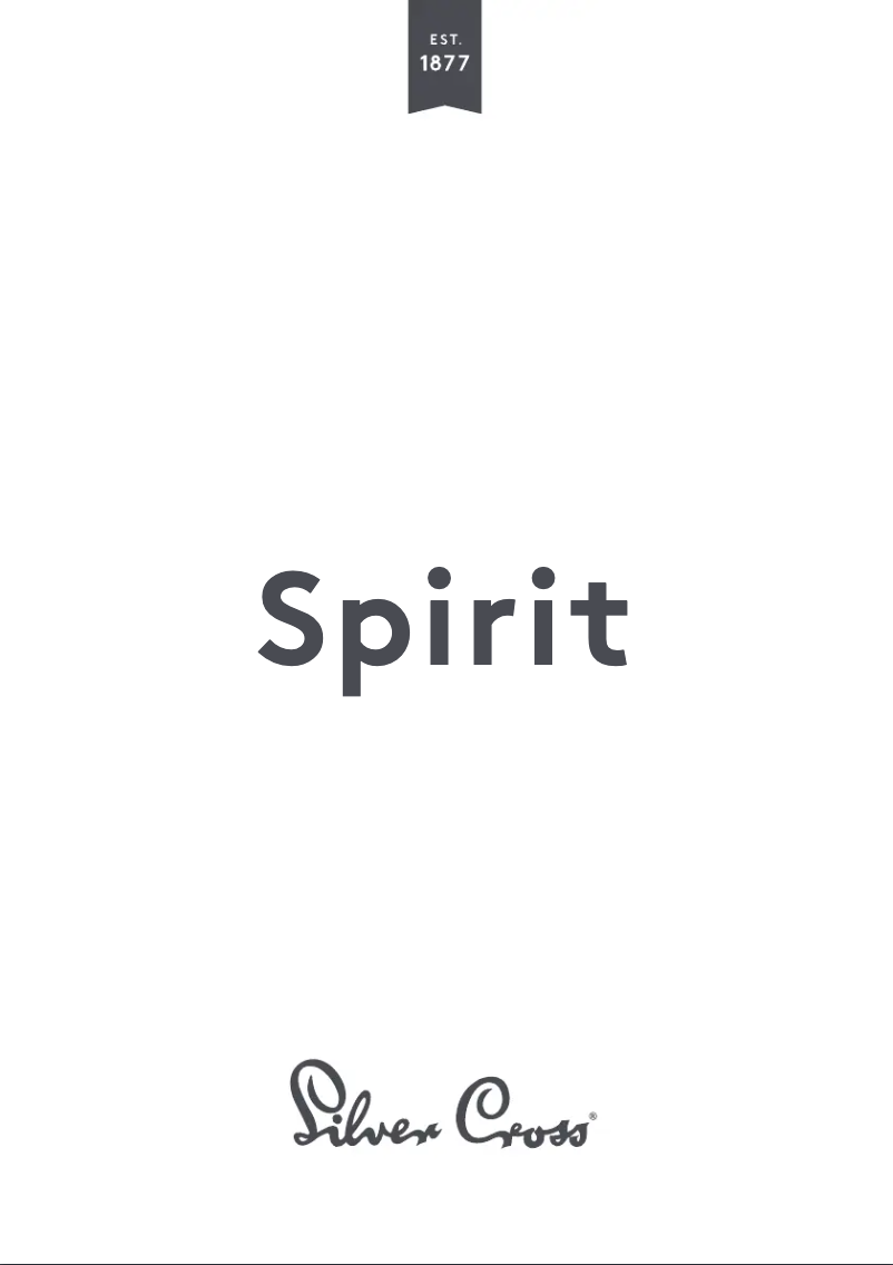 Image de la première page du manuel de l'appareil Spirit