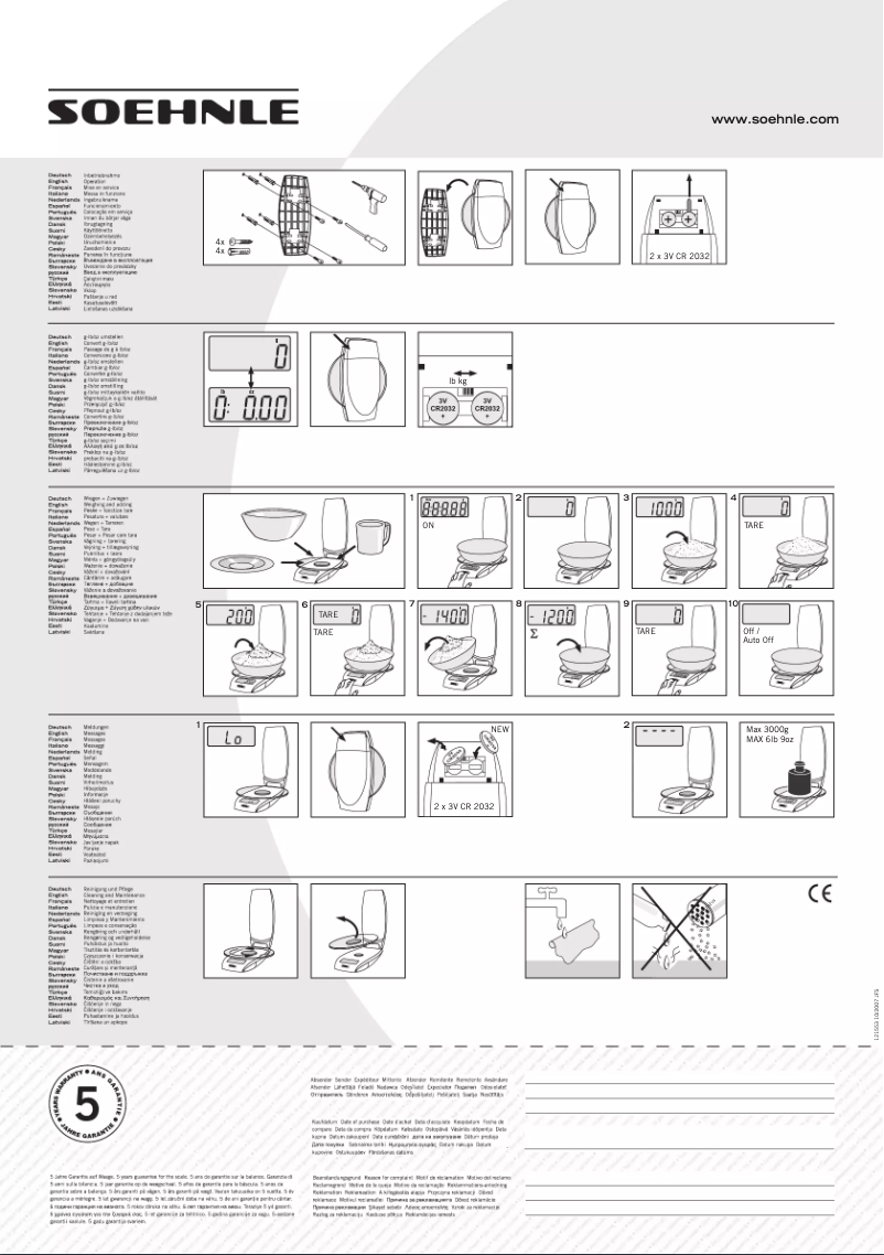 Image de la première page du manuel de l'appareil Silvretta 65077