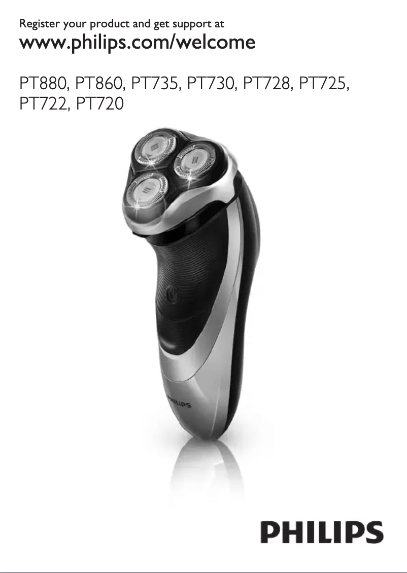 Page n°1 - Manuel utilisateur Philips PowerTouch PT735