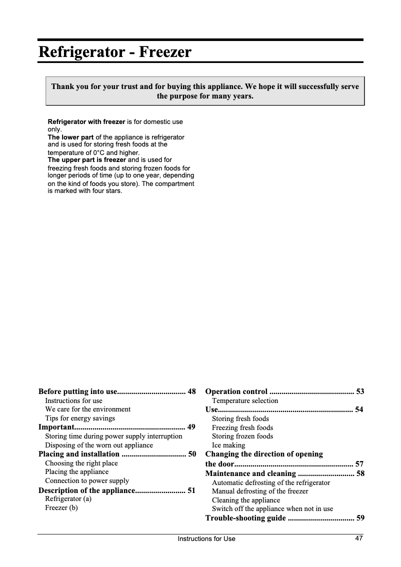 Page n°1 - Manuel utilisateur Smeg FD26AP