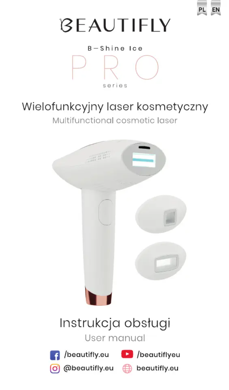 Image de la première page du manuel de l'appareil B-Shine