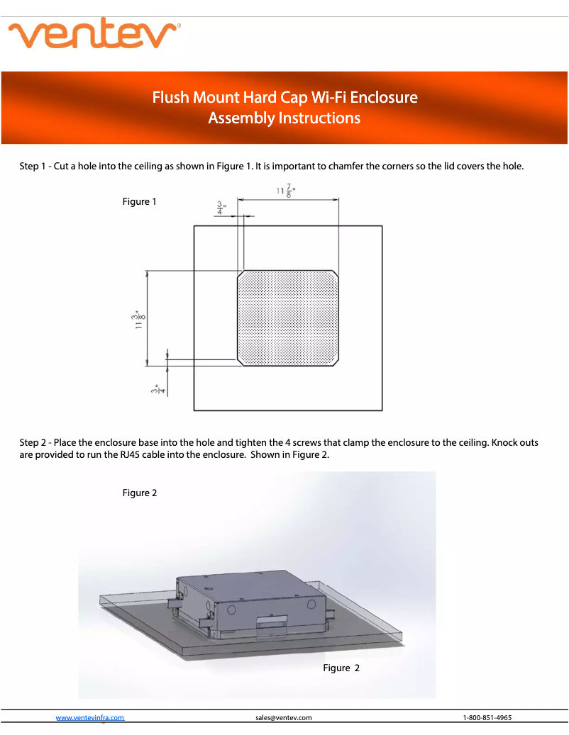 Page n°1 - Manuel utilisateur Ventev TW-HCEN-FL-TBAR