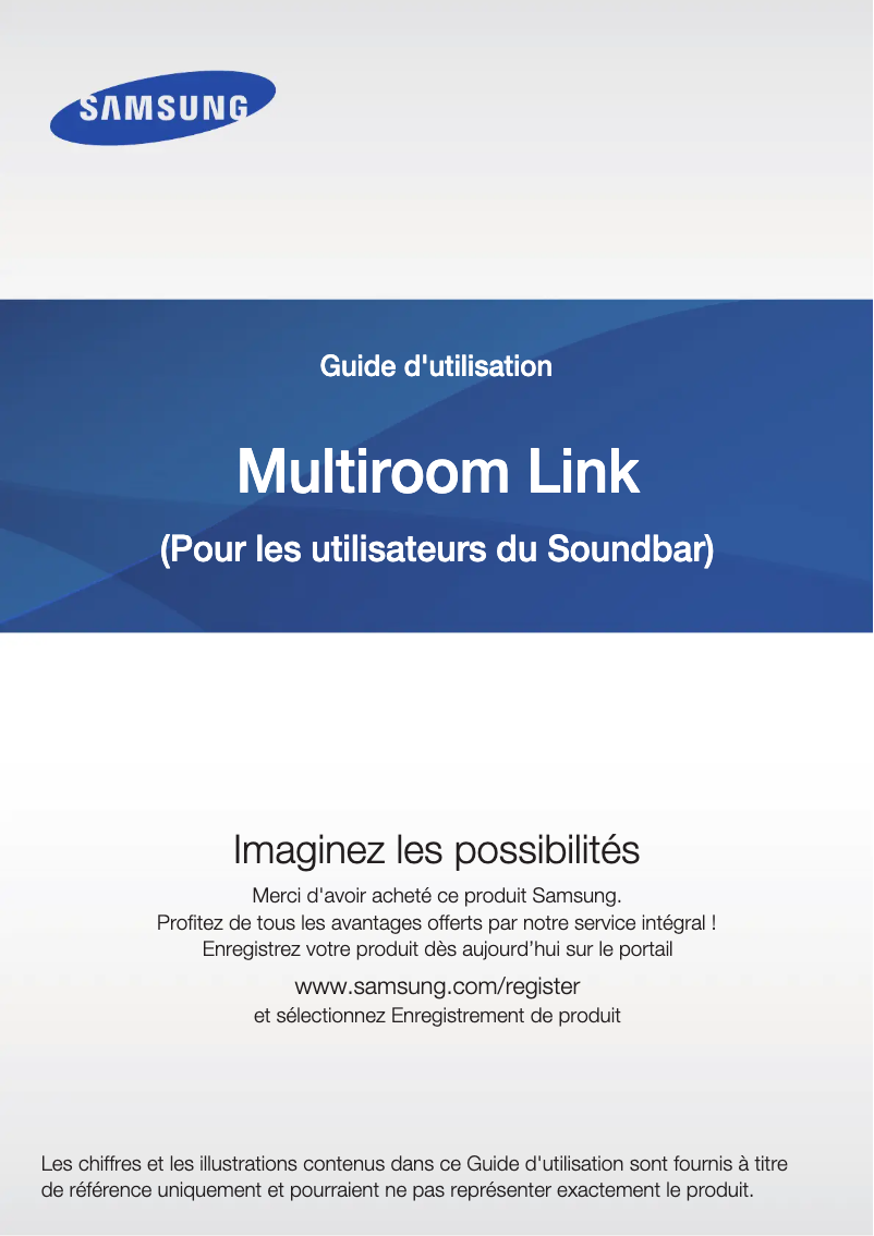 Page 1 de la notice Manuel utilisateur Samsung HW-J8500