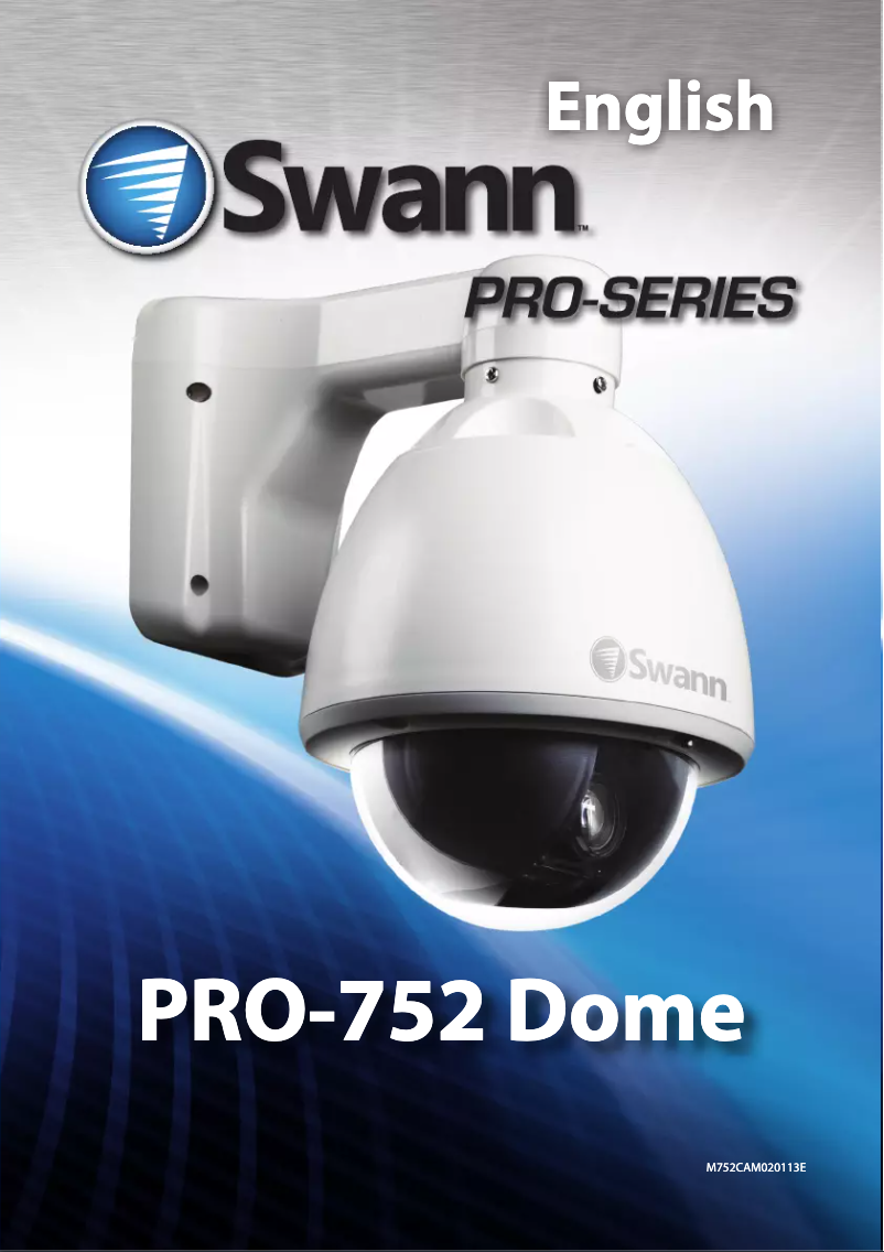 Image de la première page du manuel de l'appareil PRO-752