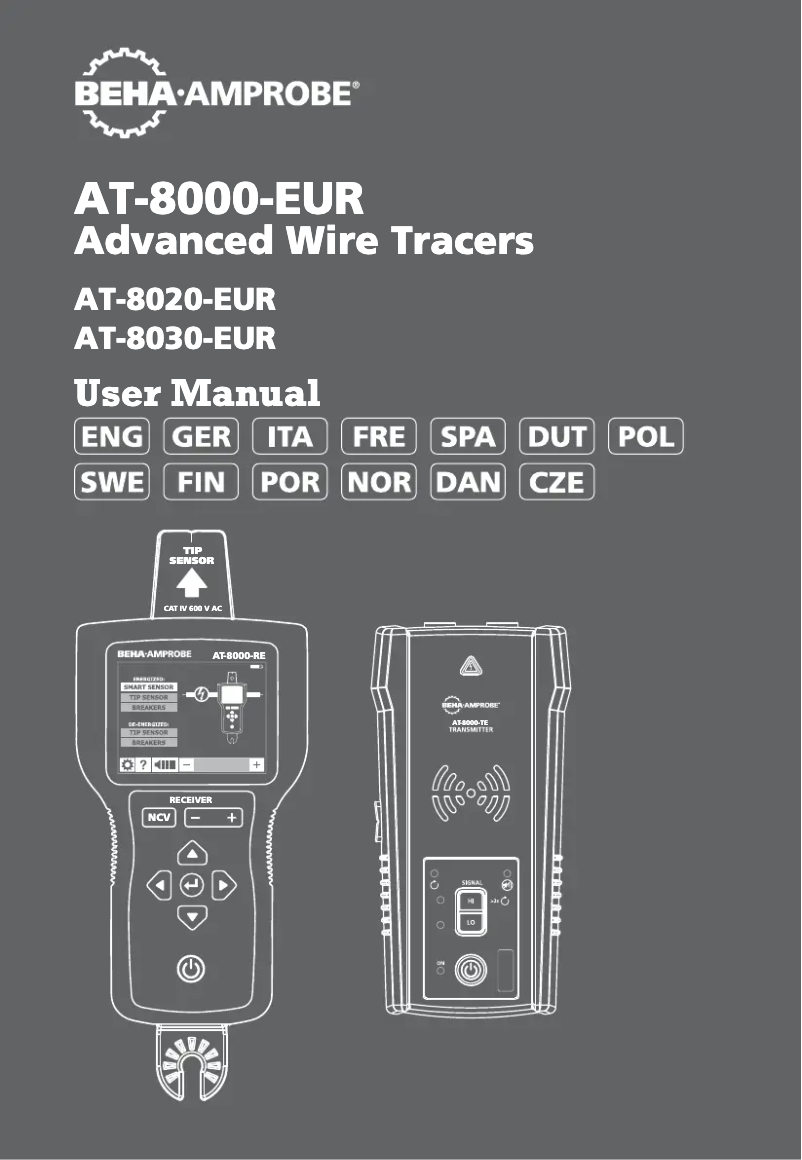 Page n°1 - Manuel utilisateur Beha-Amprobe AT-8030-EUR