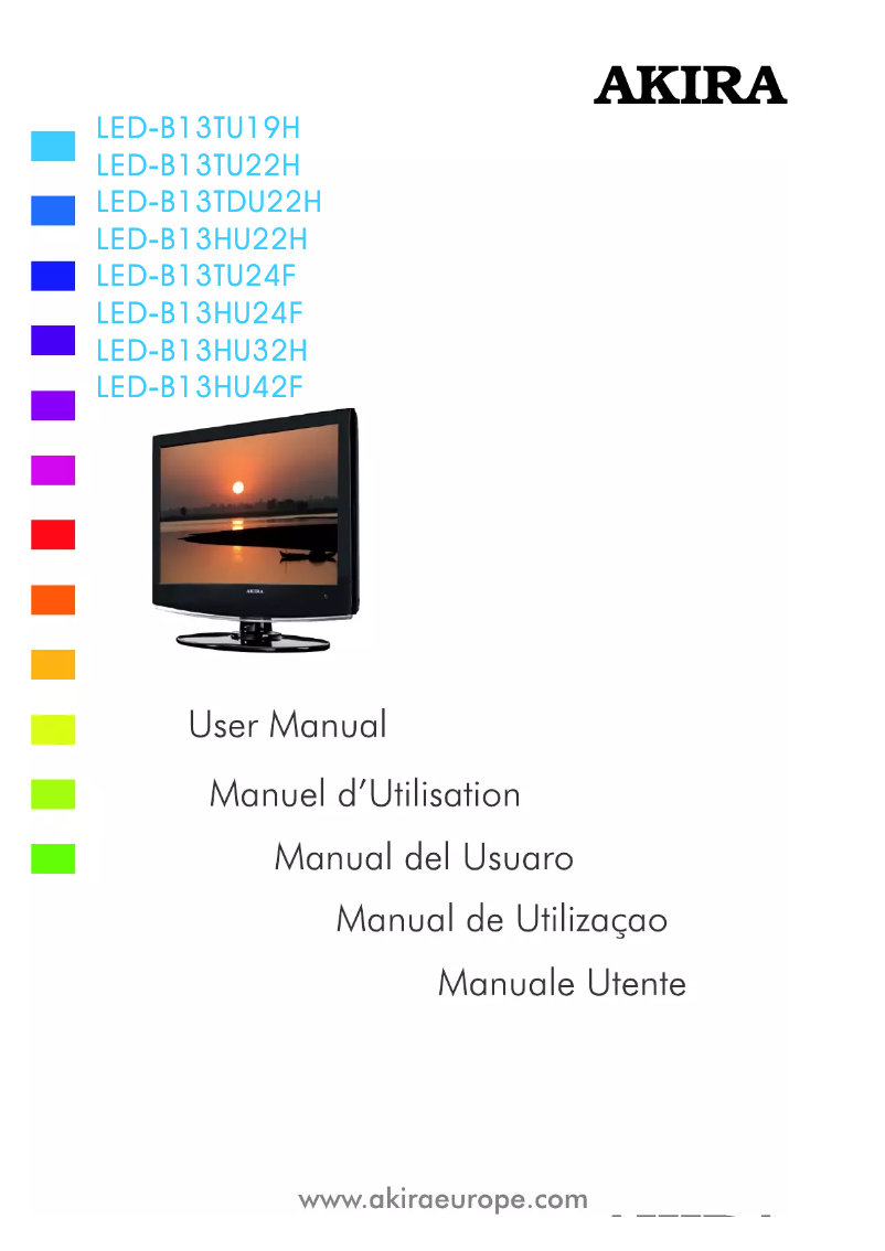 Image de la première page du manuel de l'appareil LED-B13TU19H