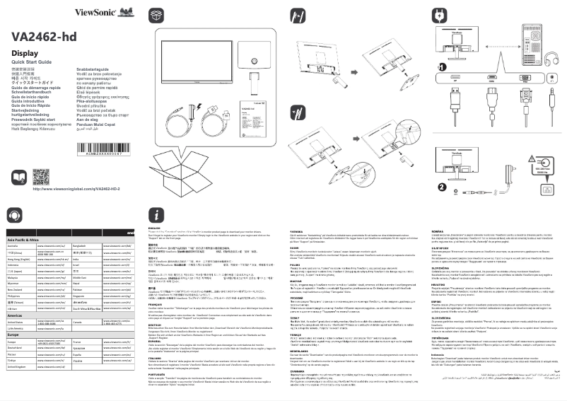 Image de la première page du manuel de l'appareil A2462-HD-2