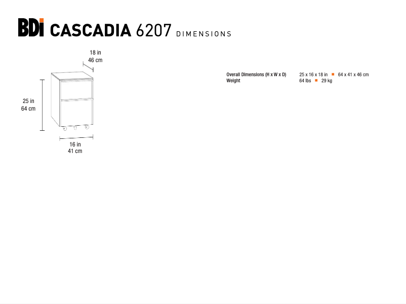 Image de la première page du manuel de l'appareil CASCADIA 6207