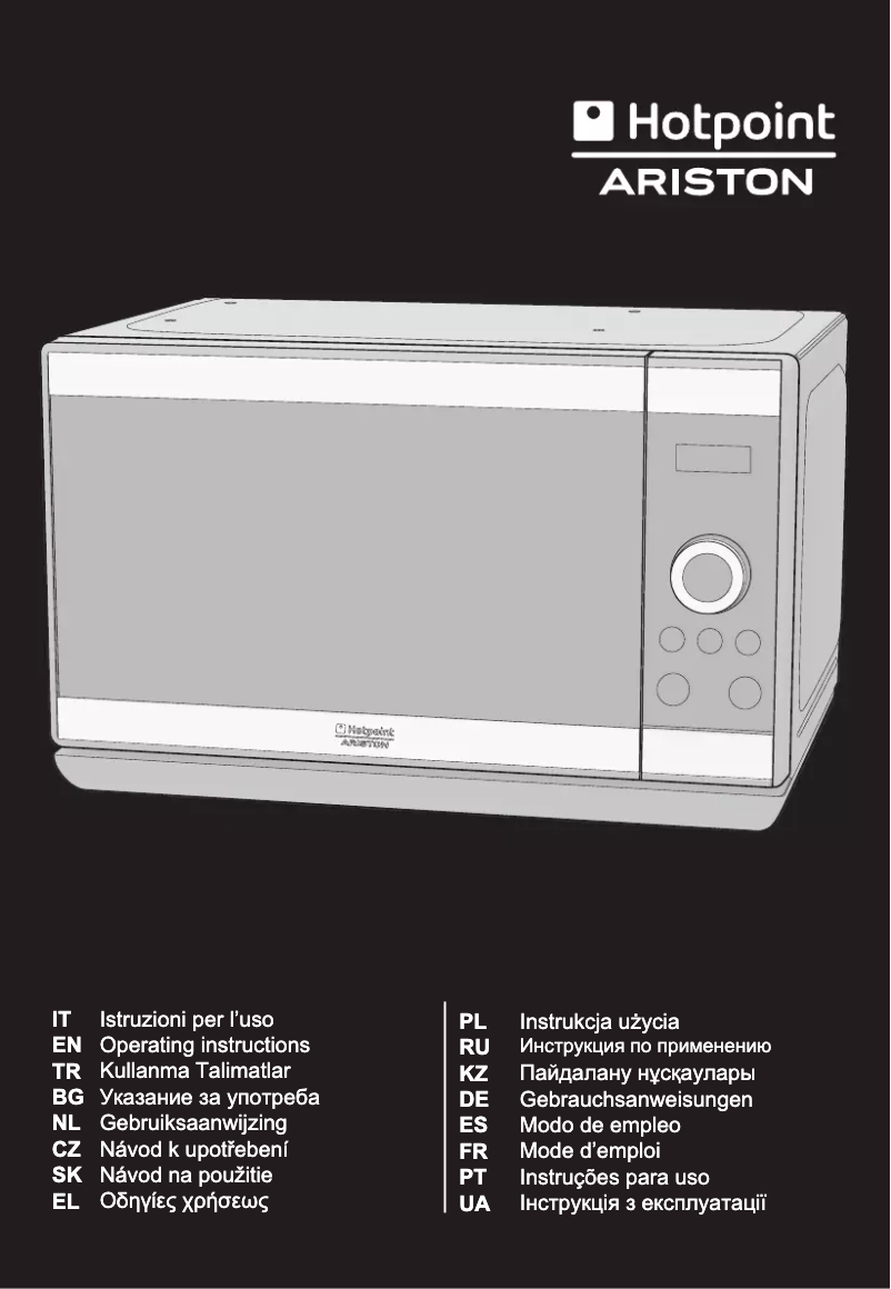 Page n°1 - Manuel utilisateur Hotpoint Ariston MWHA 2021 B