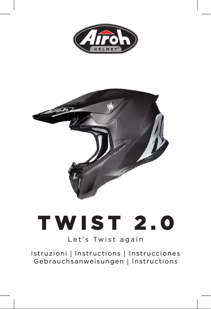 Page 1 de la notice Manuel utilisateur Airoh Twist 2.0