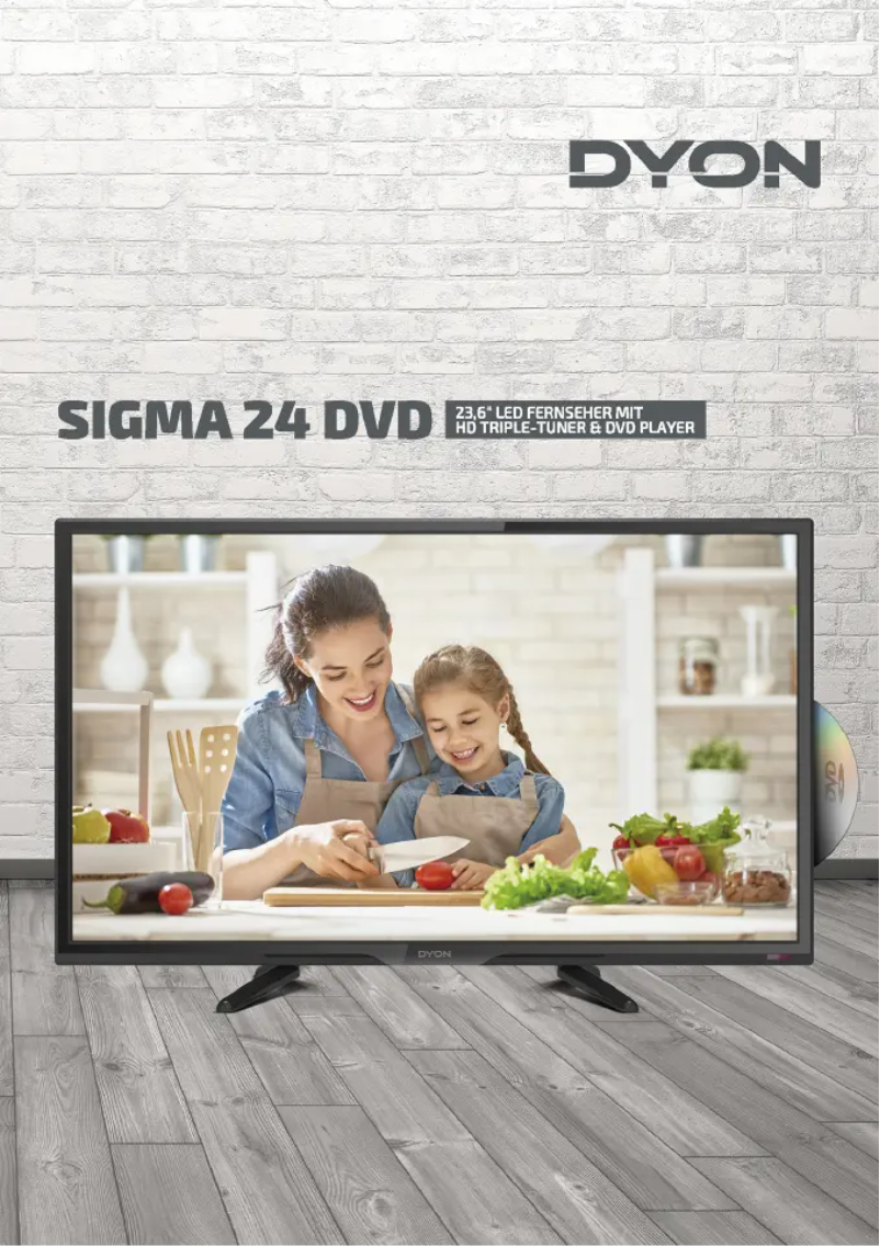 Image de la première page du manuel de l'appareil Sigma 24 DVD