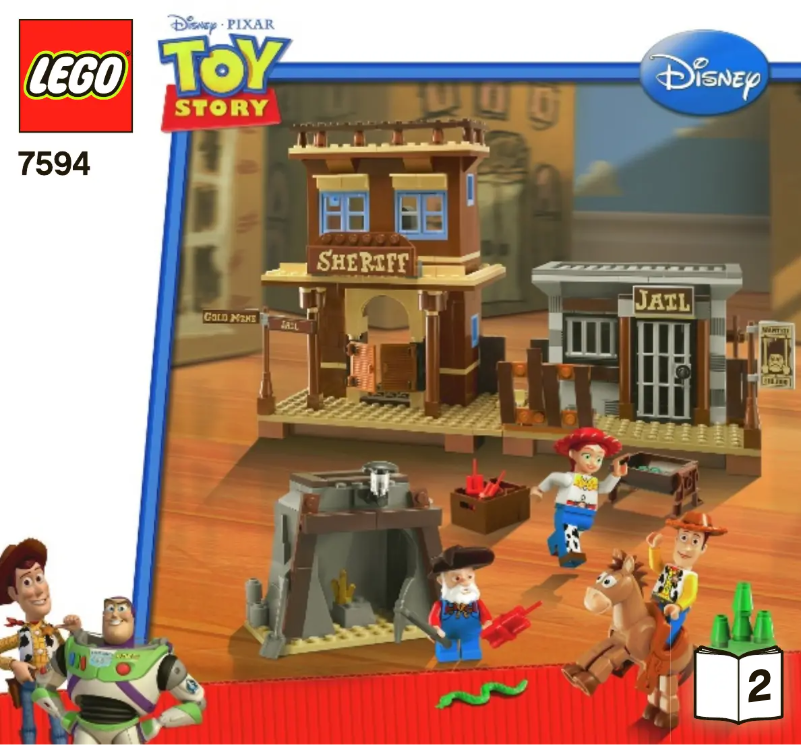 Page 1 de la notice Manuel utilisateur Lego Woody's Roundup!