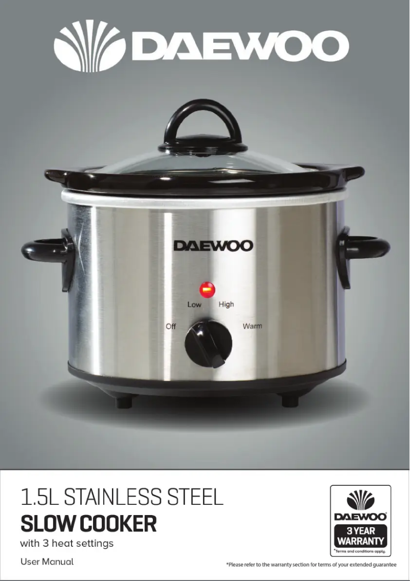 Page 1 de la notice Manuel utilisateur Daewoo SDA1363