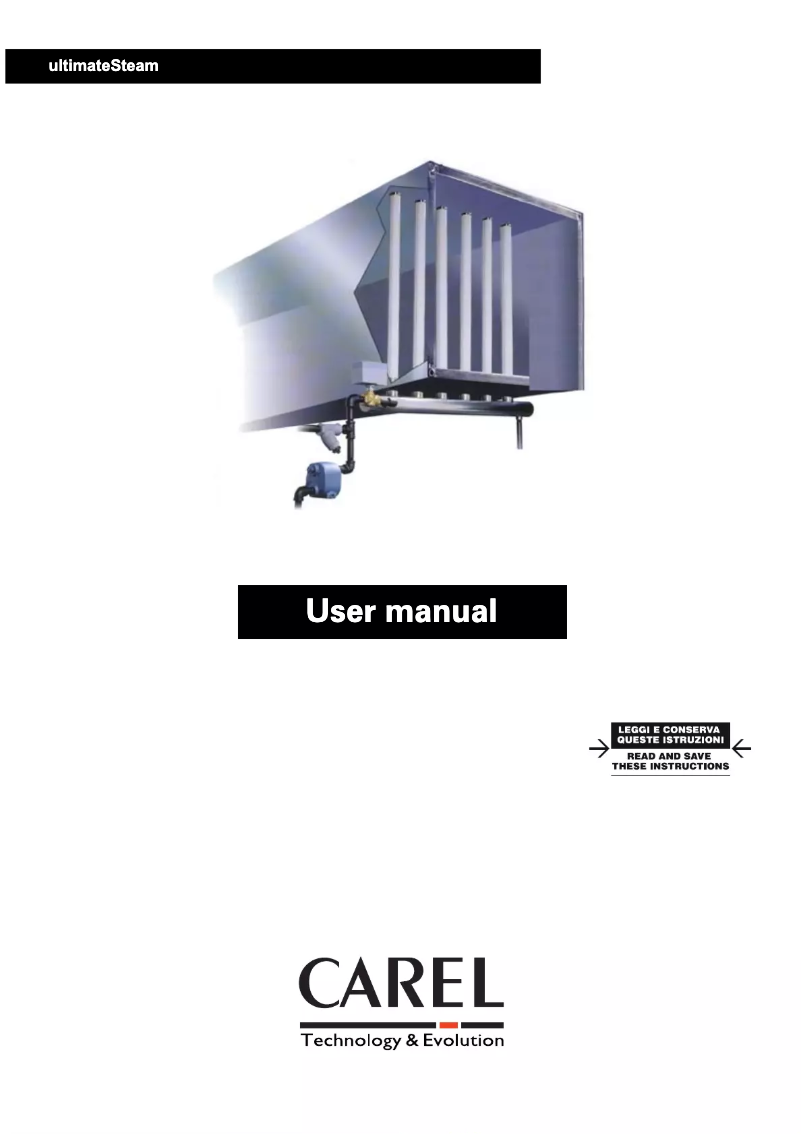 Image de la première page du manuel de l'appareil ultimateSteam