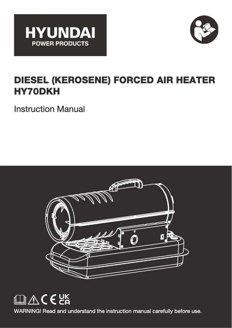 Page 1 de la notice Manuel utilisateur Hyundai HY70DKH