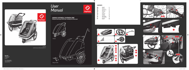 Page 1 de la notice Manuel utilisateur Hamax Avenida One