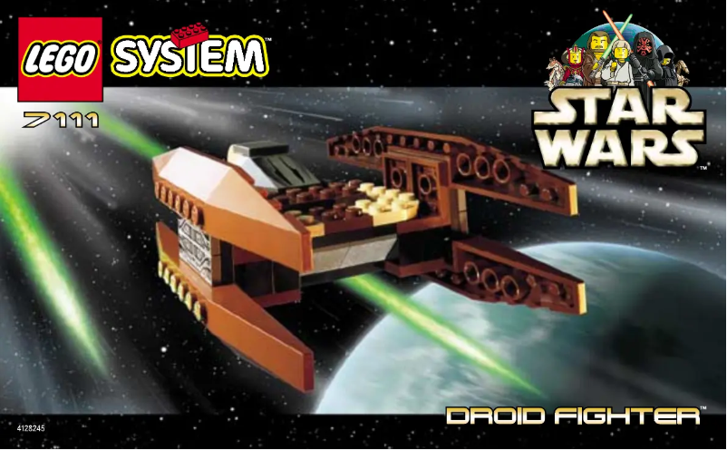Image de la première page du manuel de l'appareil Droid Fighter (TM)