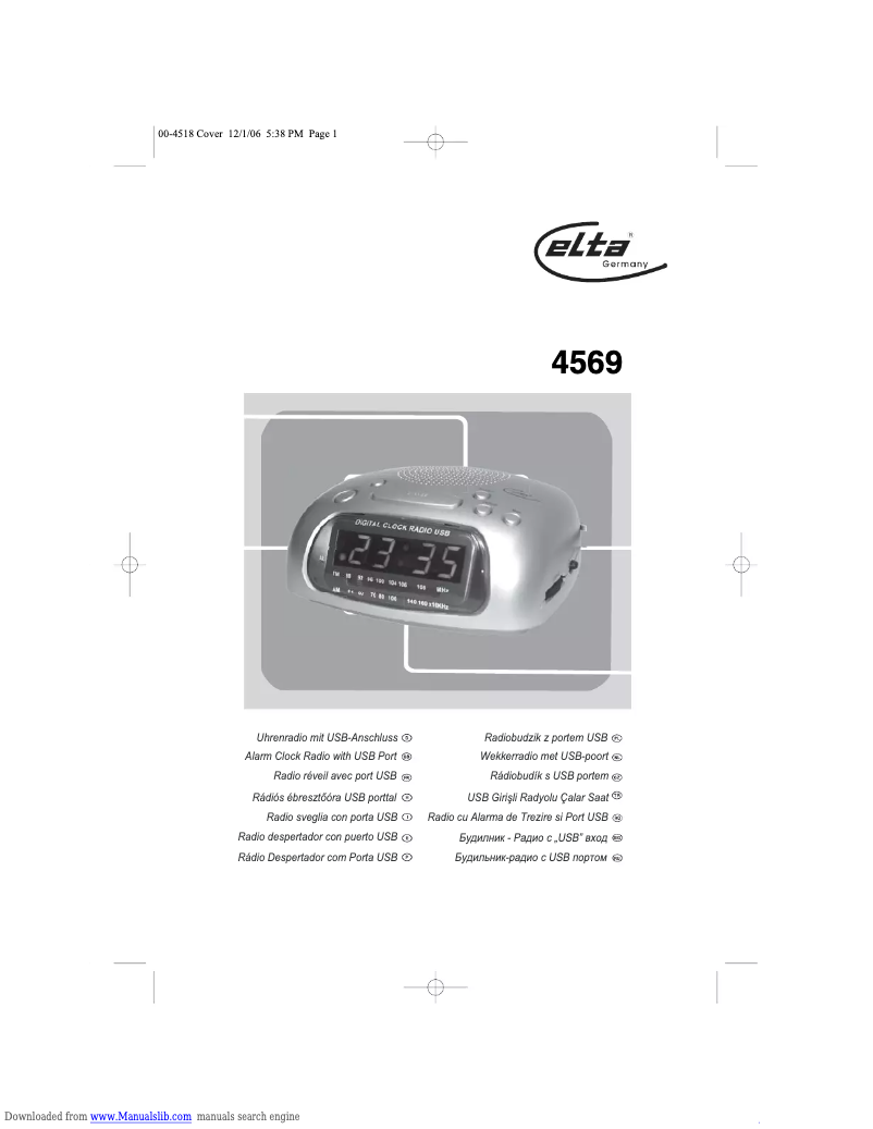 Página 1 del manual Manual de usuario Elta 4569