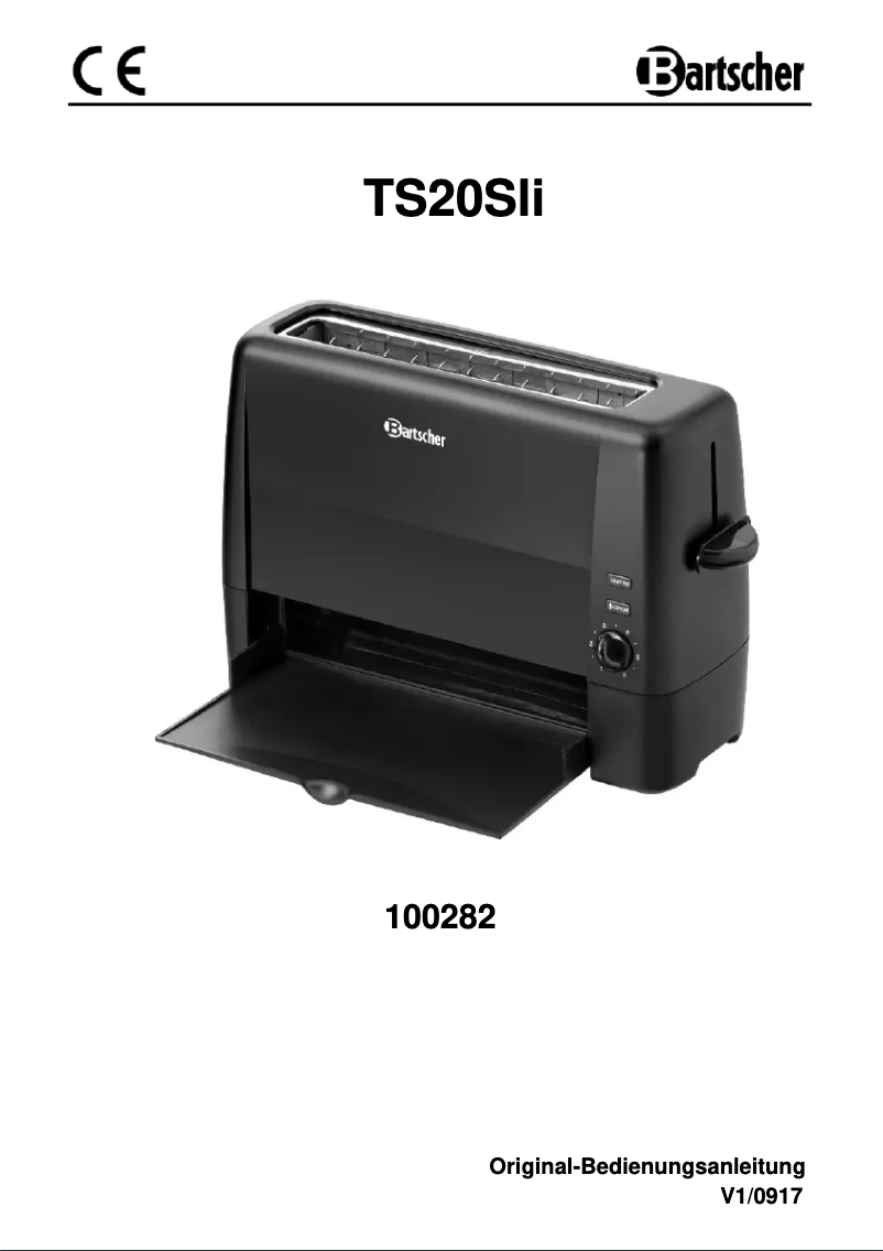 Image de la première page du manuel de l'appareil TS20Sli