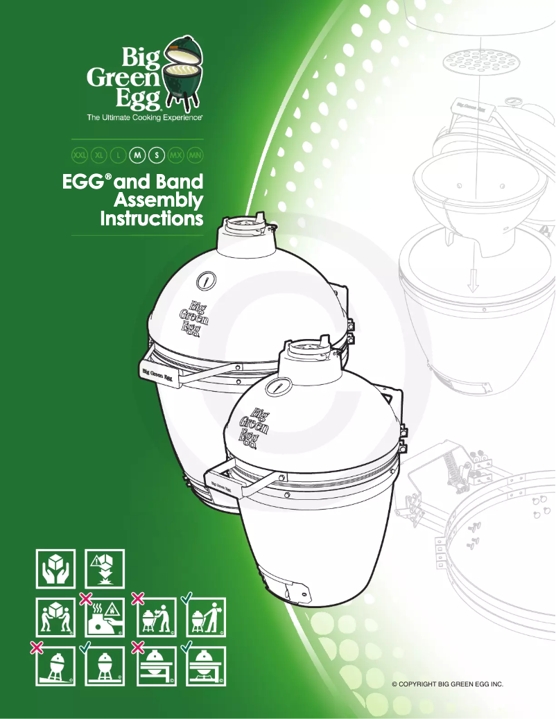 Página 1 del manual Manual de usuario Big Green Egg Small