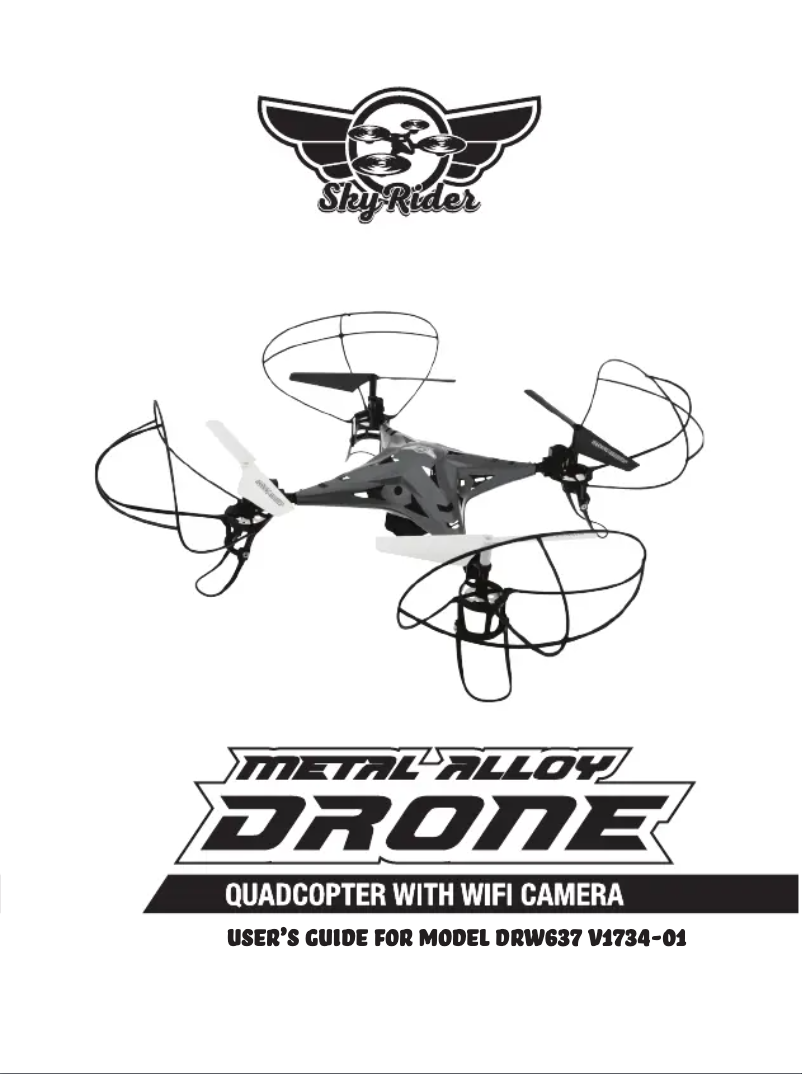 Page 1 de la notice Manuel utilisateur Sky Rider DRW637