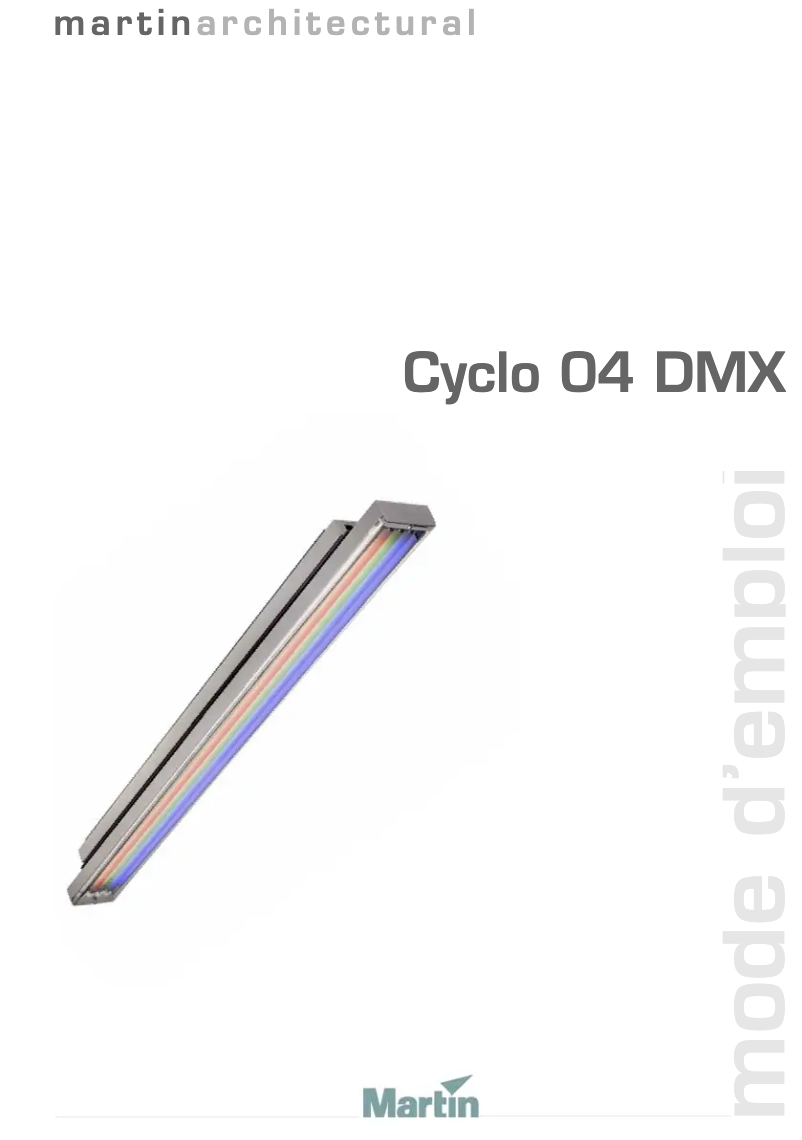 Page n°1 - Manuel utilisateur Martin Cyclo