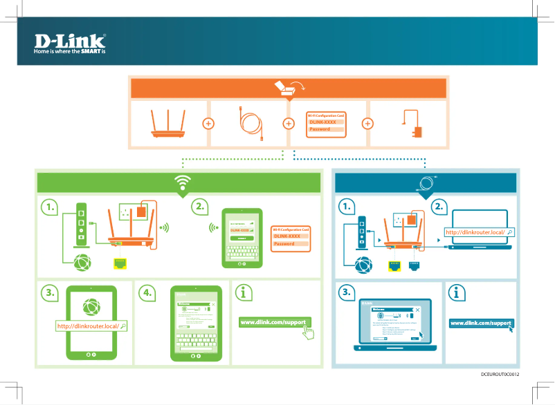 Image de la première page du manuel de l'appareil DIR-859