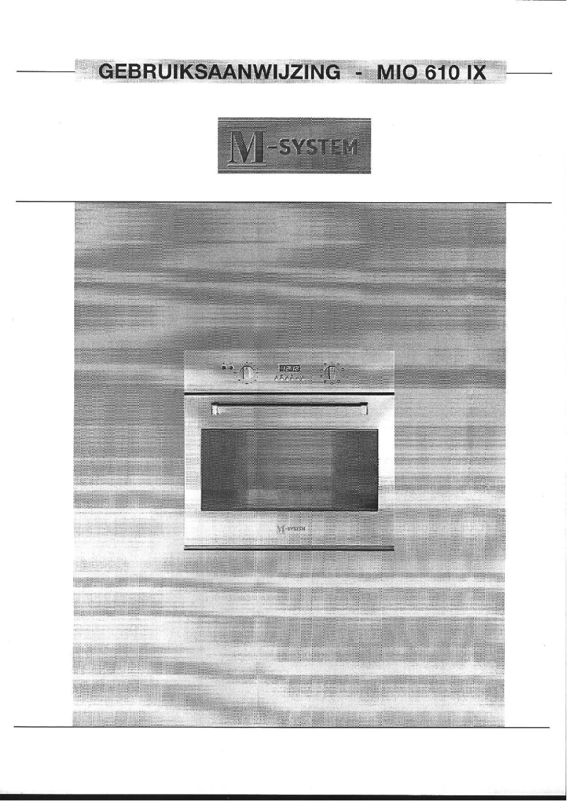 Image de la première page du manuel de l'appareil MIO 610 IX
