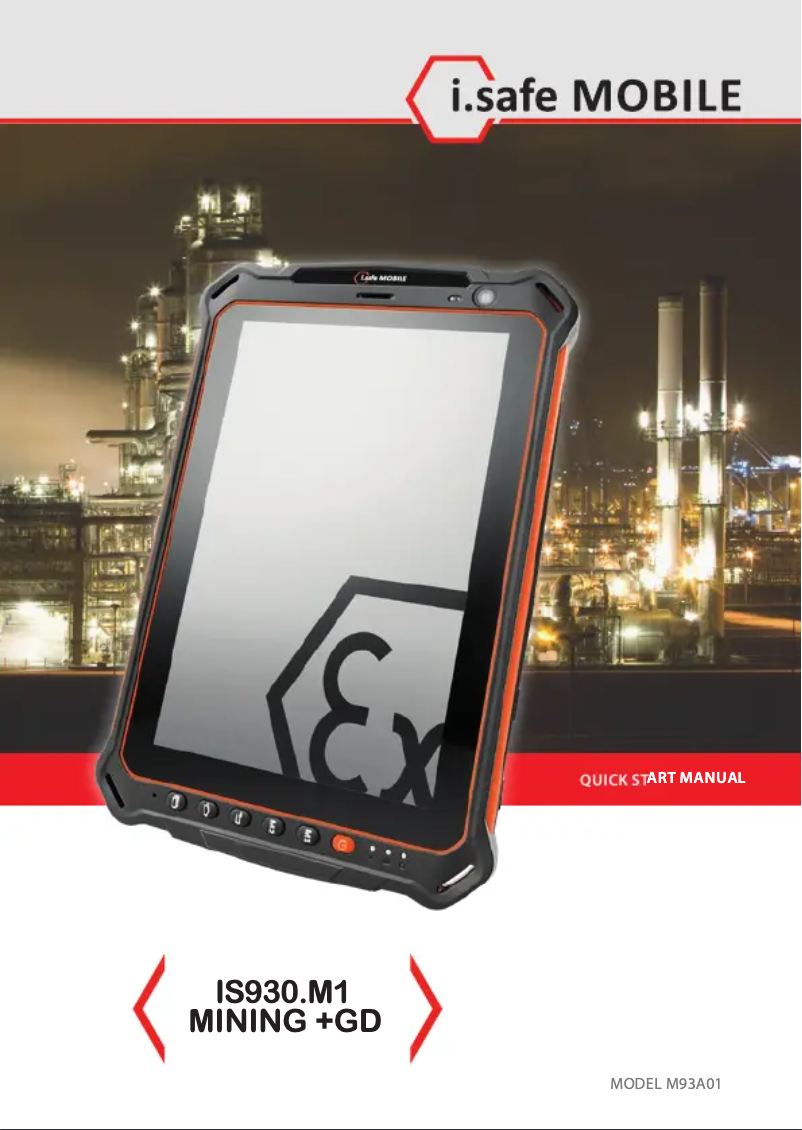 Page 1 de la notice Guide de démarrage rapide i.safe Mobile IS930.M1