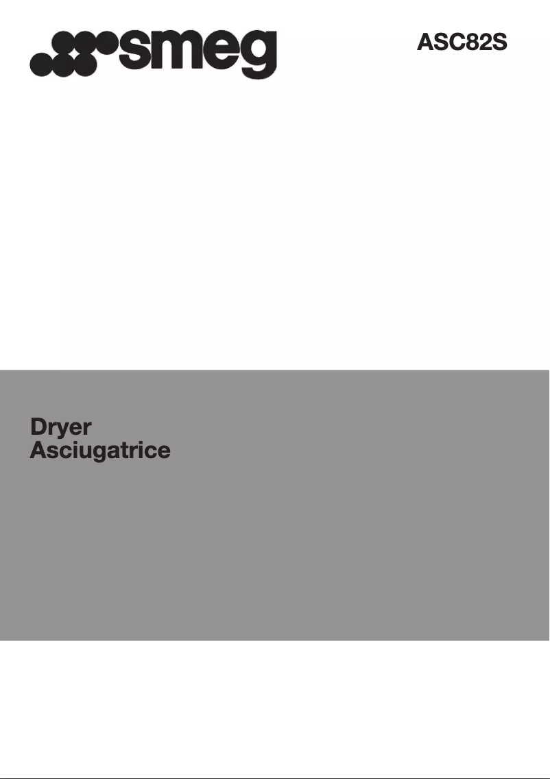 Image de la première page du manuel de l'appareil ASC82S