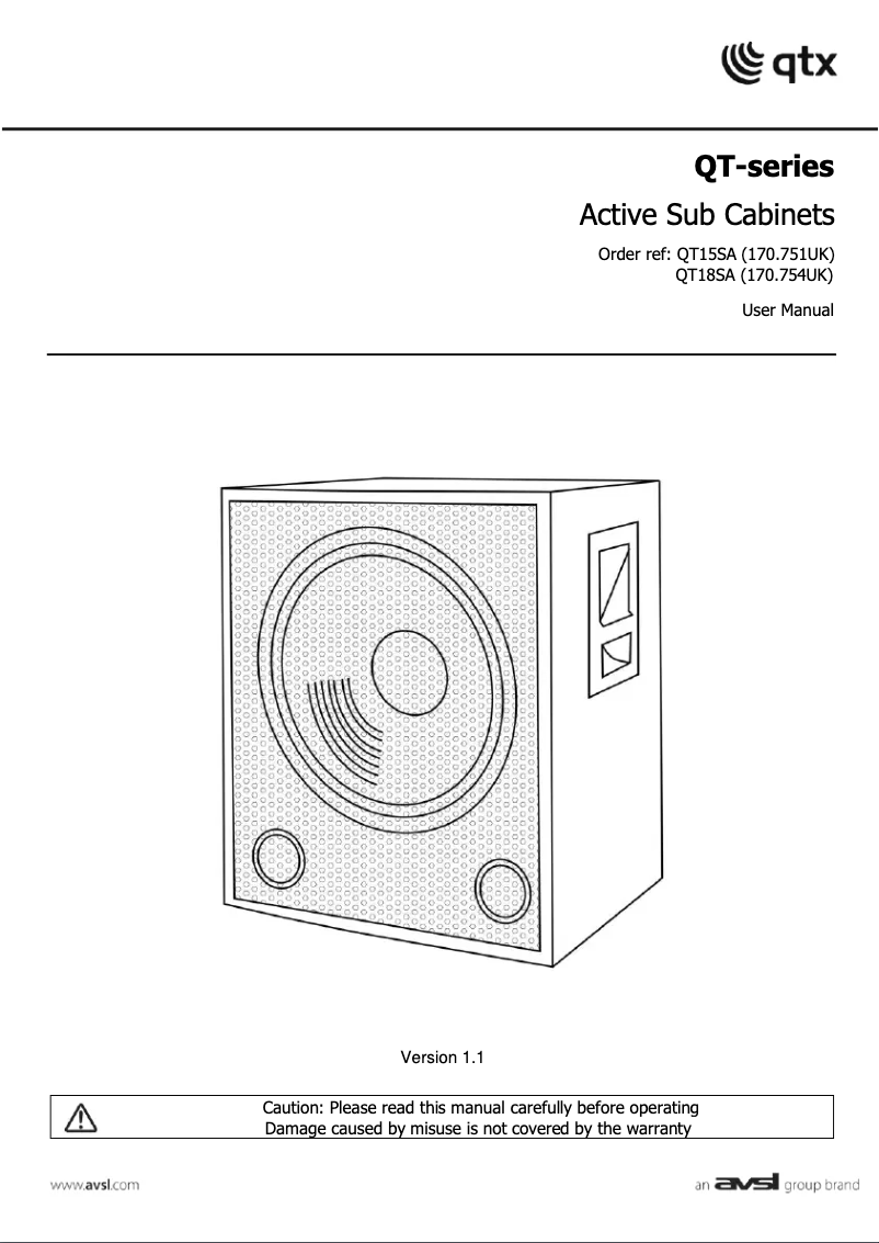 Imagen de la primera página del manual del dispositivo QT18S