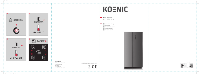 Image de la première page du manuel de l'appareil KDD 141 E NF IN