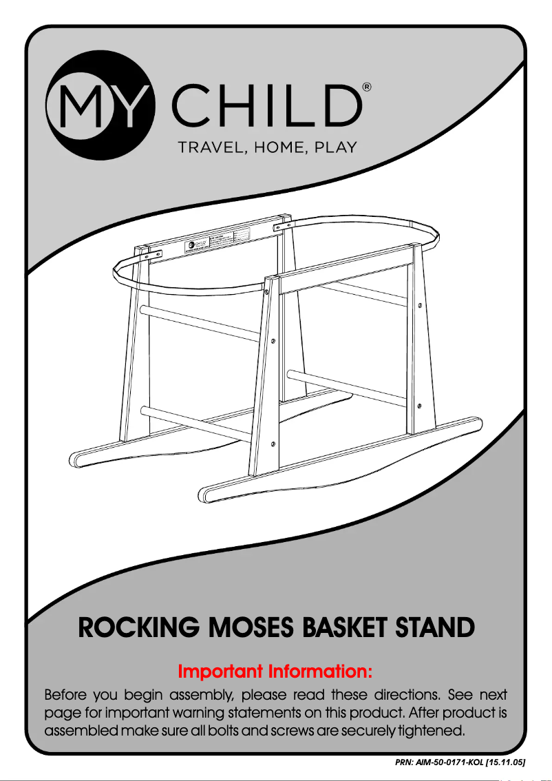 Image de la première page du manuel de l'appareil Rocking Moses Basket Stand