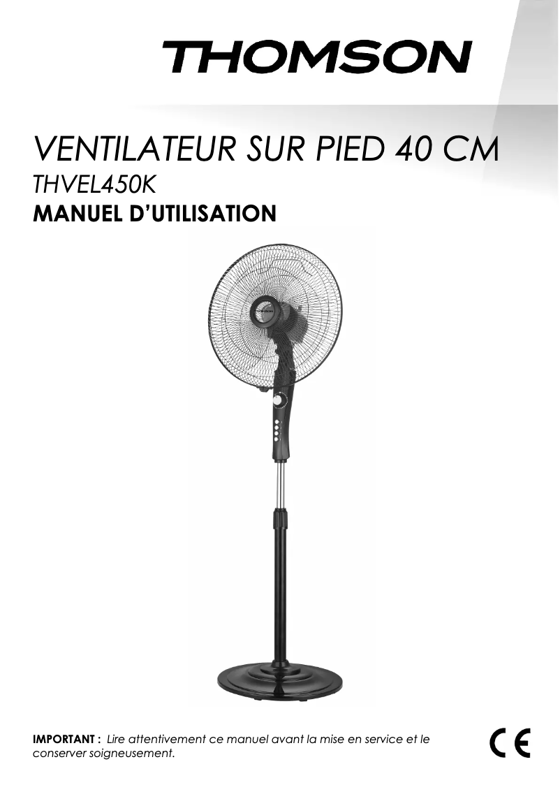 Página 1 del manual Manual de usuario Thomson THVEL450K