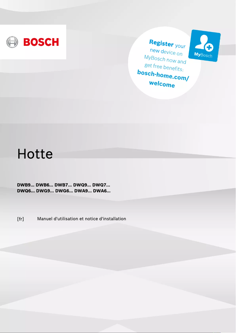 Página 1 del manual Ficha técnica Bosch DWB94BC50