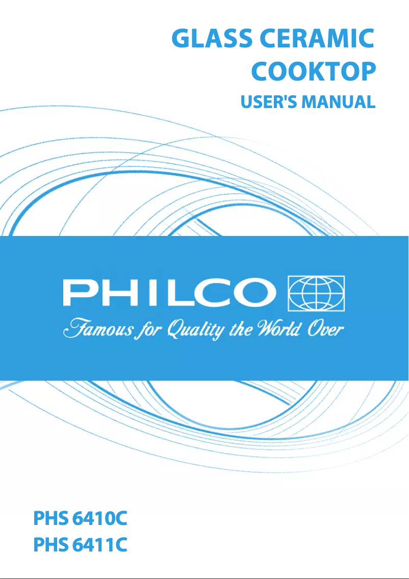 Page 1 de la notice Manuel utilisateur Philco PHS 6411 C
