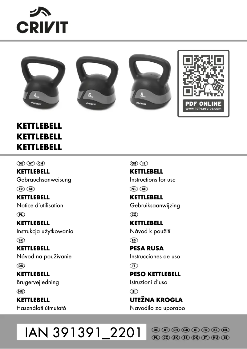 Página 1 del manual Manual de usuario Crivit IAN 391391