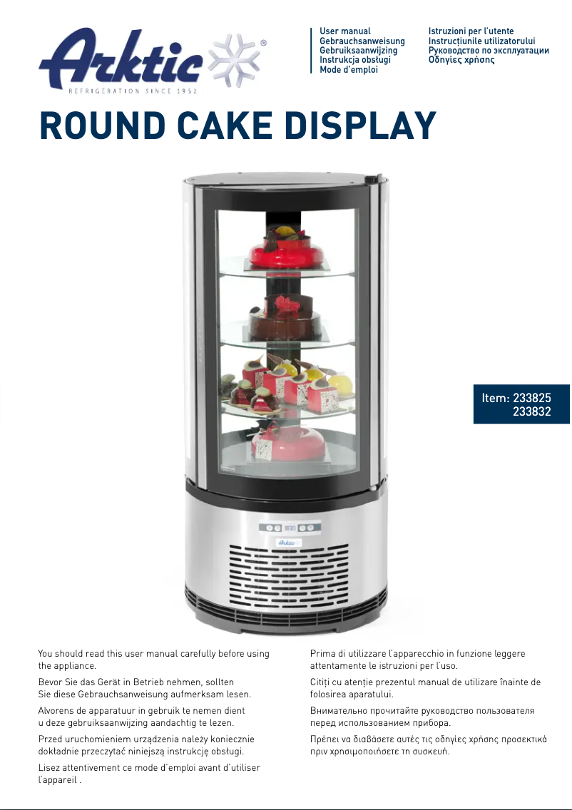 Image de la première page du manuel de l'appareil 233832