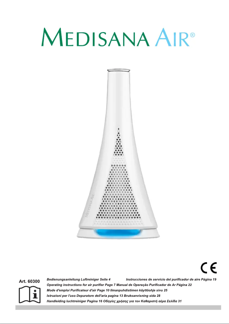 Página 1 del manual Manual de usuario Medisana Air