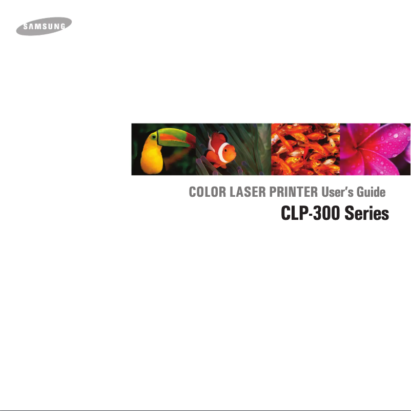 Página 1 del manual Manual de usuario Samsung CLP-300N