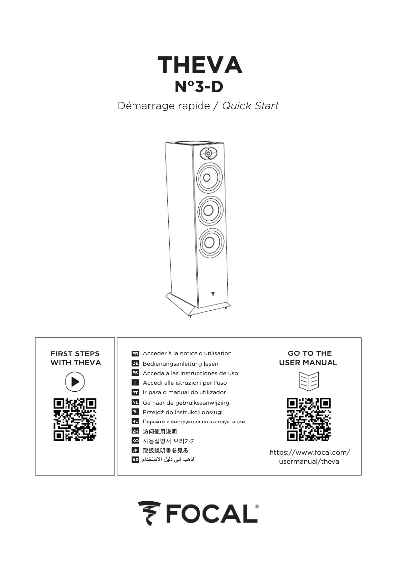Imagen de la primera página del manual del dispositivo Theva N°3-D