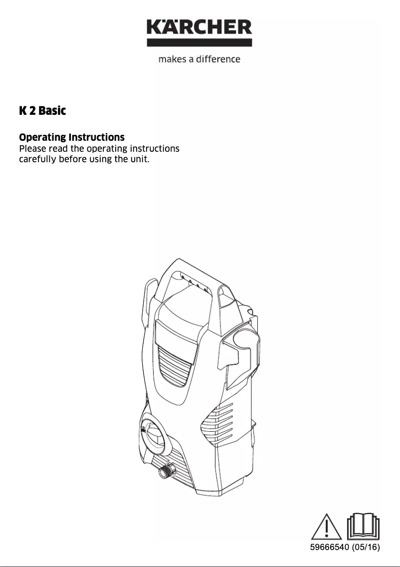 Image de la première page du manuel de l'appareil K 2 Basic