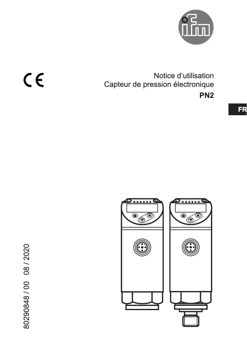 Page n°1 - Manuel utilisateur IFM PN2094