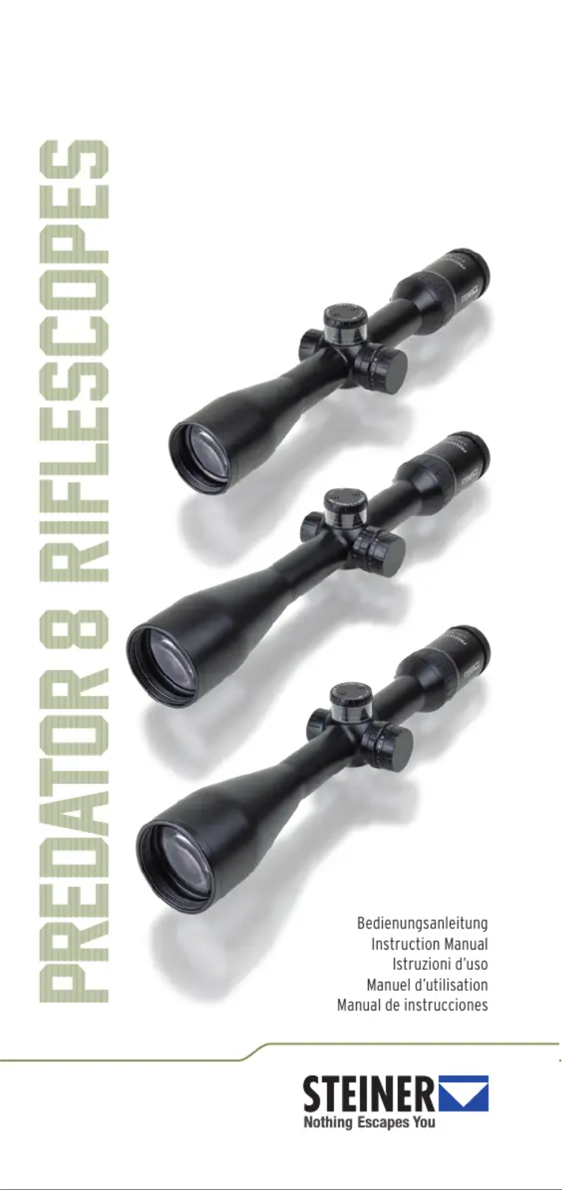 Page n°1 - Manuel utilisateur Steiner Predator 8 4-32x56