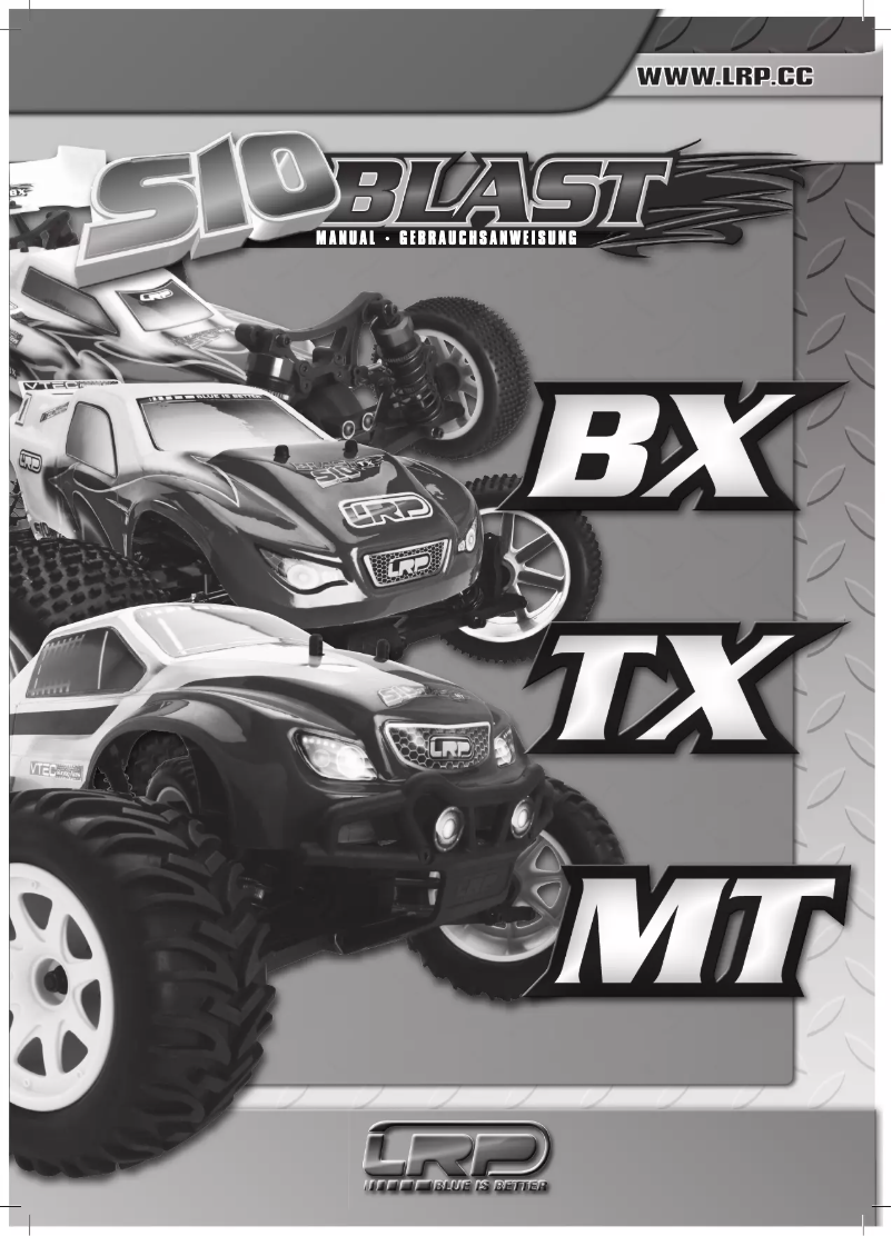 Image de la première page du manuel de l'appareil S10 Blast TX RTR