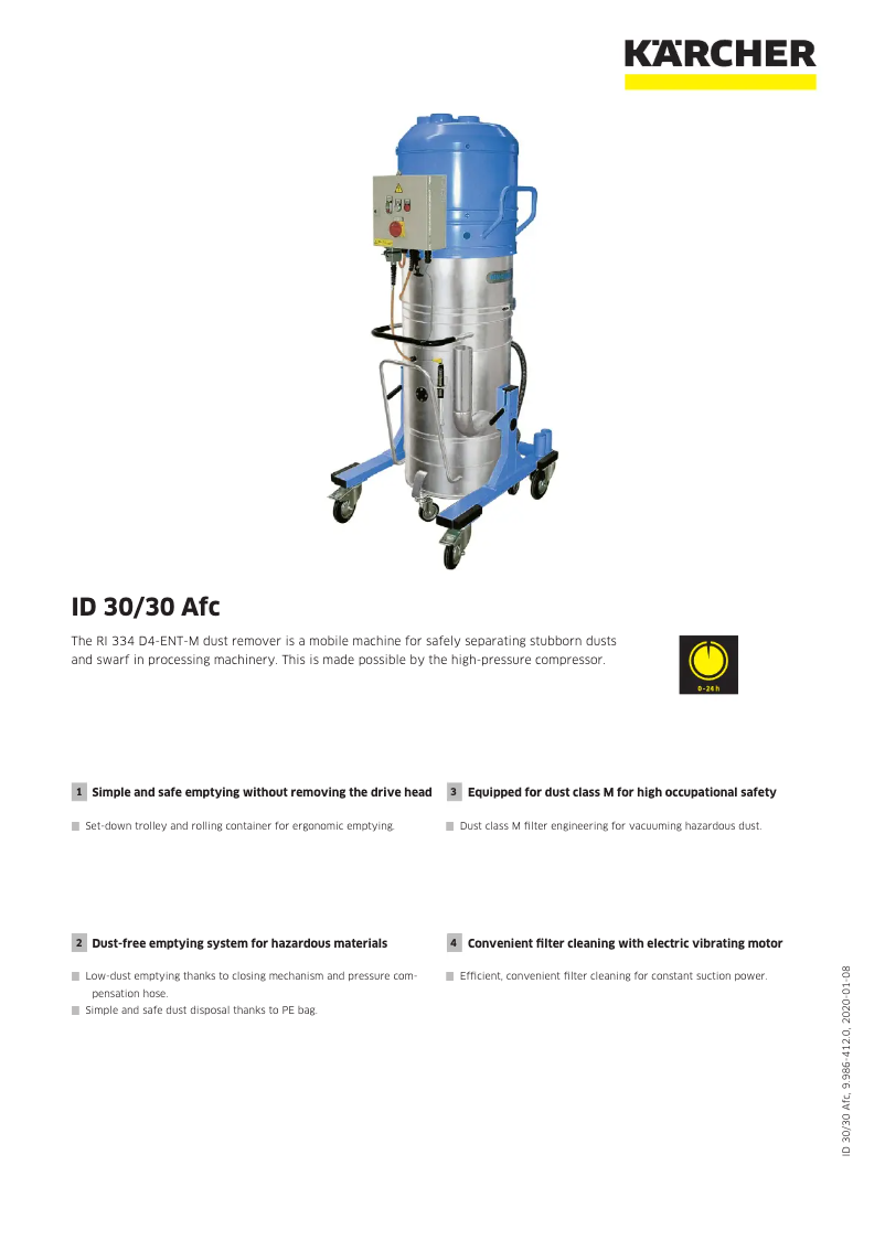 Image de la première page du manuel de l'appareil ID 30/30 Afc