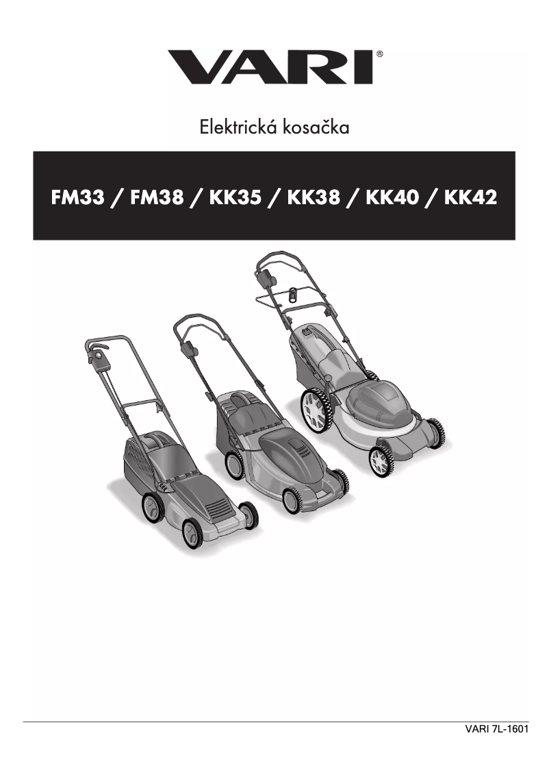 Página 1 del manual Manual de usuario VARI KK38