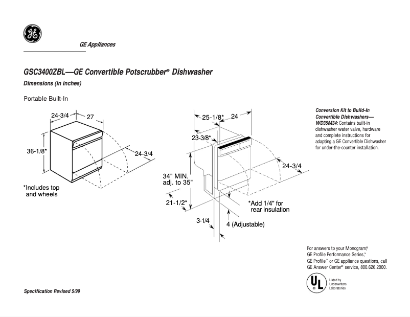 Imagen de la primera página del manual del dispositivo GSC3400ZBL