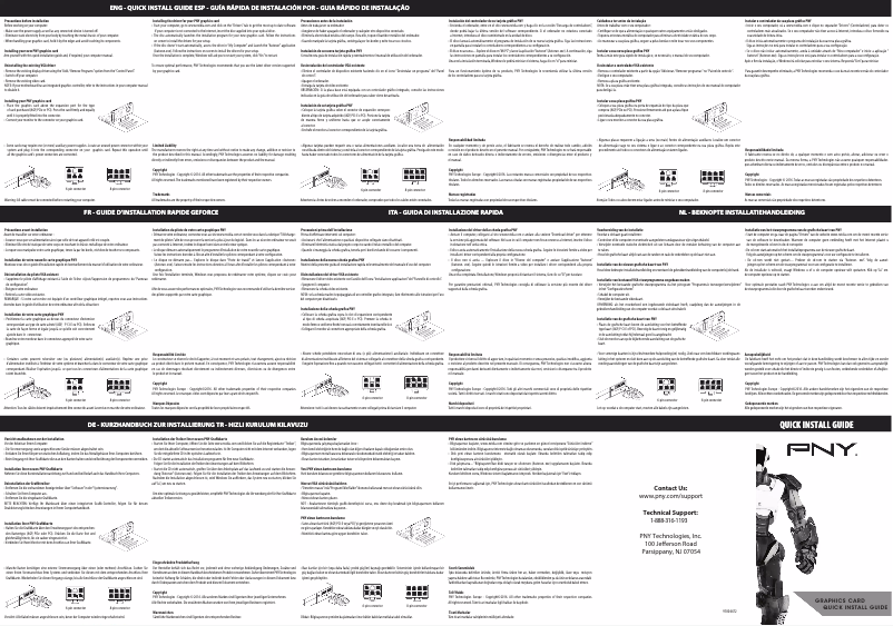 Page 1 de la notice Manuel utilisateur PNY GeForce RTX 3070